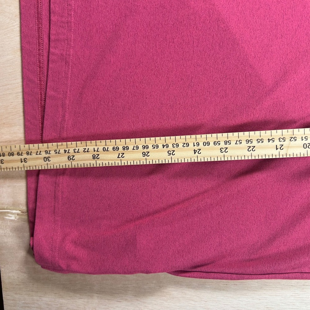 Adidas Mens Primegreen Golf Polo Shirt Pink Heathered Short Sleeve 2XL - Picture 5 of 8